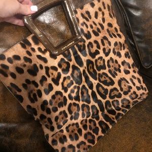 Authentic Dolce & Gabbana Leopard Handbag
